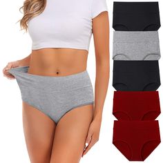 PRICES MAY VARY. ❀SATISFACTION GUARANTEE❀- You're covered by our 100% full money-back guarantee. ❤Add to Cart NOW❤ ❤If you aren't 100% in love with your panties, we’re happy to OFFER ❤FREE ❤refund/replace/exchange per your convenience within 30 Days. ❀ WIDE WAISTBAND❀- Soft stretchy DOUBLE-LAYER fabric covered waistband sits right at the waist. No rolling or bunching, with no compression but perfectly snuggish. The high rise underwear offers moderate tummy support and reduces the appearance of m Spandex Top, Amazon Women, Fabric Covered, Postpartum, Flare Dress, High Waist Jeans, Clothing Store, Lingerie, High Waisted