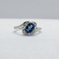 Antique London Blue Topaz Engagement Ring, Blue Topaz Rings for Women, London Topaz, Promise Ring for Couples, Mothers Day Gifts ★ Settings ☆ Metal - 925K Sterling Silver/ 14K Solid Gold ☆ Gold Color - Rose / White / Yellow ★ To change the metal to a 10k And 18k solid gold (white/rose/Yellow) is also available, please ask for a quotation if you want. ⍟ The ring size shown in the pictures is 7US. ★ Main Stone ☆ Stone - Natural Oval Cut London Blue Topaz ☆ Size - 6×8 mm ☆ Shape - Oval ☆ Color Grad Sapphire Rings With Diamond Accents And Blue Topaz, Blue Diamond Ring With Gemstone Accents For Promise, Sapphire Colored Blue Topaz Rings With Diamond Accents, Blue Oval Birthstone Ring With Diamond Accents, Sapphire Topaz Ring For Anniversary, Blue Topaz Ring With Diamond Accents For Promise, Blue Topaz Ring With Round Cut For Anniversary, Blue Topaz Promise Ring With Diamond Accents, Fine Jewelry Blue Topaz Birthstone Ring With Diamond Accents