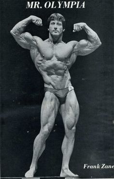 an image of a man flexing his muscles with the words mr olympia on it