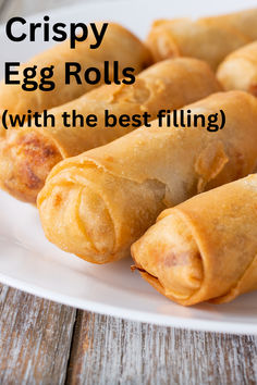 These homemade egg rolls are irresistibly crisp on the outside, with a savory pork and vegetable filling that’s packed with flavor. Discover the tips for achieving that ultra-crispy shell by watching our recipe video, and learn to make Chinese-style egg rolls that rival your favorite takeout. Perfect for a quick family dinner, this recipe makes a generous batch, so you can freeze extras for an easy, make-ahead option that’s ready anytime. Best Homemade Egg Rolls, Eggroll Wraps Recipes, The Best Egg Rolls, Eggrolls Recipe Easy Pork, Easy Egg Rolls Air Fryer, Crispy Egg Rolls, Eggroll Stuffing Ideas, Bennigans Southwest Egg Rolls, Panda Express Spring Rolls Recipe