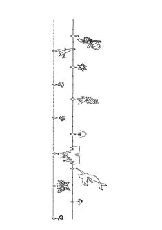 an image of a line drawing with flowers on it