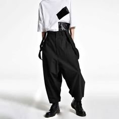 Style Salopette, Sarouel Pants, Oversized Jumpsuit, Pants Overalls, Overalls Fashion, Casual Pants Style, Spring Hoodie, Jumpsuit Men, Pants Large