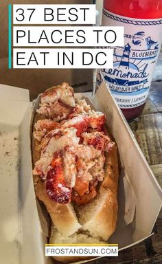 the best places to eat in dc, including lobsters and crab on a roll