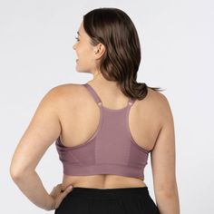 Motherhood is a workout, especially if you’re pumping! Whether you’re occasionally or exclusively pumping, working out or working from home, you need a comfortable, convenient pumping bra that can keep up with you – because you shouldn’t have to change your bra to pump or nurse. Made with busy moms in mind, our pumping sports bra has a supportive racerback construction and simple pullover design without any uncomfortable underwires or hooks. It’s perfect for low-impact activities like walking an Simple Pullover, Pumping Bra, Nursing Sports Bra, Hands Free Pumping, Or Nurse, Exclusively Pumping, Pumping Bras, Nursing Mom, Women's Sports