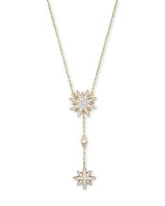 Bloomingdale's - Diamond Starburst Drop Pendant Necklace in 14K Yellow Gold, .40 ct. t.w. - 100% Exclusive Elegant Sparkling Starburst Jewelry, Elegant Starburst Sparkling Jewelry, Elegant Starburst Necklace With Diamond Accents, Starburst Diamond Jewelry, Dazzling Starburst Jewelry With Diamond Accents, Elegant Starburst Jewelry With Brilliant Cut, Elegant Starburst Brilliant Cut Jewelry, Stars And Moons, Starburst Necklace