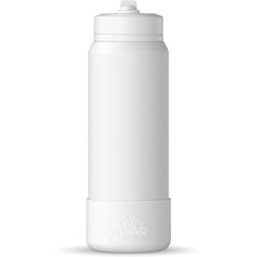 a white water bottle on a white background