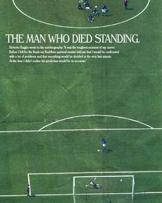 the man who died standing is playing soccer