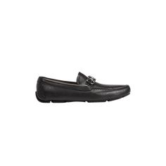 Ferragamo "Parigi" drivers in textured leather Flat driving heel Round moc toe Gancini bit strap across notched vamp Leather lining Slip-on style Calf leather Made in Italy Ferragamo Men, Leather Flats, Calf Leather, Tops Designs, In Italy, Slip On, Italy, Luxury Fashion, Heels