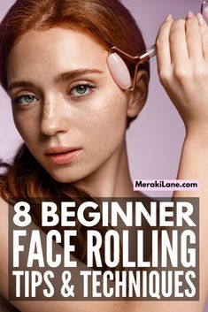 Rolling Face, Massage For Headache, Tension Release, Jade Rolling, Facial Massage Techniques, Face Massage Roller, Jade Face Roller, Facial Massage Routine, Under Eye Puffiness