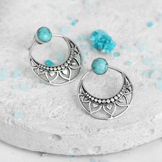 Unique boho earrings with awesome Turquoise stone Made of solid sterling silver **Each stone is unique, the buyer will get a random beautiful Turquoise from the current collection.** Metal: Solid sterling silver Size: 25x22mm Gemstone: Turquoise Gemstone Color: Turquoise Gemstone size: 4x4mm ✈ Free Shipping (USPS) 🎁 Free Gift Box ↻ 60 Days Return ⌛ 24 Handling Time ** GET 15% OFF COUPON ** Visit 👉 boho-magic.com/join Join and get coupons, exclusive offers, updates, and more surprises! ** ALSO Bohemian Sterling Silver Gemstone Earrings, Bohemian Silver Earrings With Natural Stones, Bohemian Sterling Silver Earrings With Natural Stones, Turquoise Sterling Silver Earrings For Festival, Front Back Earrings, Moonstone Ring Sterling Silver, Ear Jacket Earring, Turquoise Boho, Ear Jacket