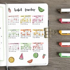 Amanda Rach Lee, Weekly Log, Bullet Journal Month, Habit Tracker Bullet Journal, Bullet Journal Notes, Bullet Journal Tracker, Bullet Planner, Astuces Diy, Bullet Journal Aesthetic