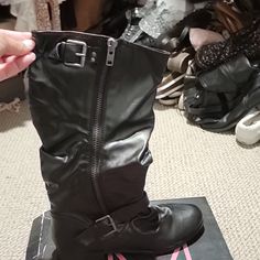 Material Girl Boots New Rock High Boots, 2000s Boots, Big Boots, Y2k Boots, Emo 2000s, Girl Boots, New Rock, Material Girl, Girl Shoes