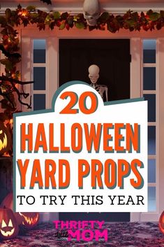 halloween yard props to try this year