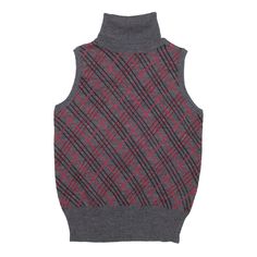 G2000 Patterned Jumper Grey Argyle Tight Knit Wool Roll Neck Sleeveless Womens XXS Fitted Wool Sweater Vest For Winter, Fitted Knit Sweater Vest For Winter, Fitted Sleeveless Gray Sweater Vest, Fitted Gray Knit Sweater Vest, Casual Fitted Wool Sweater Vest, Fitted Gray Sweater Vest For Winter, Fitted Sleeveless Wool Top, Fitted Wool Sweater Vest For Fall, Fitted Knitted Sleeveless Sweater Vest