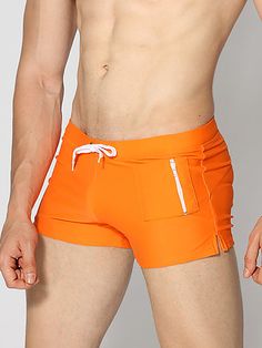 This men swim shorts perfect combination of sexy and retro for the style. Made of super quick-drying Polyester, just the right thickness, not heavy and not see thorough when wet, not stimulate to the skin when dry. Details: Elasticity: Stretchy Activity: Beach, diving, swimming Design: Drawstring, side pockets Material: Super quick-drying polyester Elastic waistband Package Included: 1 * Swim Trunk Orange Swim Trunks With Built-in Shorts For Beach, Orange Beachwear Swimwear With Built-in Shorts, Orange Swim Trunks For Summer, Orange Swim Trunks For Beach Season, Orange Beachwear Swim Trunks For Beach Season, Red Short Swimwear For The Pool, Red Short Swimwear For Pool, Orange Summer Swimming Shorts, Summer Surfing Swim Trunks Brief