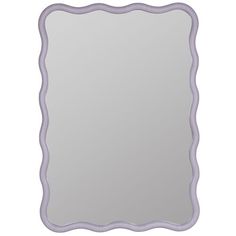 a mirror that is in the shape of a frame with an oval border around it