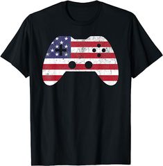 4th Of July T Shirt Video Game Gamer Kids Boys Men USA T-Shirt T Shirt Video, Gift Video, Shirt Video, Funny 4th Of July, Usa Tee, Free Clothes, Games For Kids, Branded T Shirts, Kids Boys