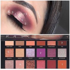 Desert Dusk Palette, Huda Beauty Eyeshadow Palette, Maquillage Yeux Cut Crease, New Eyeshadow Palettes, Eye Makeup Steps, How To Apply Eyeliner