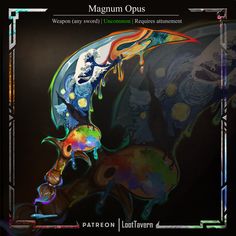 the cover art for magen optus'album, featuring an image of a bird with