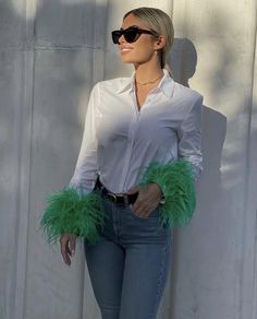 Back to school Elegant Feathers Long Sleeve Shirt Casual Turn Down Collar Buttons Blouse Women Solid Chic Tops Streetwear Tunics Clothing 2022 S-green Long Blouses, Green Feathers, Cotton Shirts Women, Backless Crop Top, Casual Long Sleeve Shirts, Chic Blouses, Streetwear Tops, Top Streetwear, Elegant Blouses