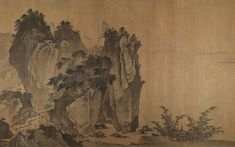 Xia Gui(夏圭) , 夏圭_宋代作品长江万里图 Painting Gallery