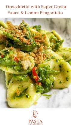 broccoli and lemon pasta with parmesan cheese