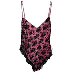 Brand New With Tags Vintage From The 90s Pink And Black Floral Lace Design, Ruffle Features Teddy Bodysuit Size Medium Women's By Victoria's Secret Approx. 22" L 17.5" Pit To Pit Send Me An Offer Or Ask If You Have Any Questions! Victoria's Secret Fitted Bodysuit For Spring, Victoria's Secret Fitted Bodysuit For Night Out, Victoria's Secret Lined Bodysuit For Party, Victoria's Secret Lined Party Bodysuit, Victoria's Secret Party Bodysuit With Lined Body, Pink Bodysuit For Summer Nights Out, Summer Pink Bodysuit For Night Out, Pink Summer Bodysuit For Night Out, Summer Night Out Pink Bodysuit