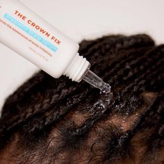 The Crown Fix Scalp treatment serum provides relief from scalp concerns. Use this expert serum for instant hydration as a post-shower treatment for your scalp and hair. Flakey Scalp, Styling Braids, Braids Cornrows, Scalp Brushing, Scalp Serum, Hair Kit, Heat Styling, Sensitive Scalp, Skin Remedies