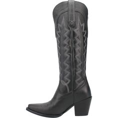 Take your standards to the next level with the Dingo 1989 High Cotton Boot. This boot has it all: the classic western stitching and body, but with a chic twist. The fashion snip toe, 16-inch height and 3” heel brings this boot and any outfit you pair it with to the highest degree. Dolly Shirt, Black Western Boots, Black Leather Knee High Boots, Leather Cowgirl Boots, Red Sand, Leather Knee High Boots, Giddy Up Glamour, Tall Fashion, Leather Cowboy Boots