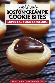 delicious boston cream pie cookies are super easy and fabulous they're the perfect treat for any special occasion