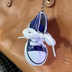 Converse Style, High Top Sneaker Bag Charm, Keychain, Nwot. Other Colors Available! Just Request!! Converse Style, High Top Sneaker, Charm Keychain, Other Colors, Blue Purple, High Top, High Top Sneakers, Blue And Purple, Converse