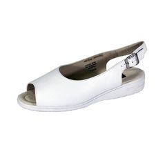 24 Hour Comfort Connie Women Extra Wide Width Open-Toe Sandal Has An Adjustable Buckle For A Cozy And Relaxed Fit. This Ladies 1" Low-Heel Slingback Sandal Is Made Of Durable, Lightweight Tpr/Rubber Materials Outsole For Maximum Surface Grip To Give You Support For Any Occasion. Find A Large Selection Of Wide Width Styles At Our Official Website Fazpaz. Com & Receive An Instant $20 Gift Credit, Free Shipping & Exchanges & 1-Year Returns. Blush Shoes, Ankle Tie Sandals, Wide Width Shoes, Sandals White, Sandals Brands, Open Toe Sandals, Ankle Strap Heels, Slingback Sandal, 365 Days