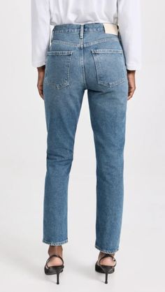 Citizens of Humanity Charlotte High Rise Straight Jeans | Shopbop Fitted Jeans With Frayed Hem For Everyday, Fitted Mid-rise Cropped Jeans In Rigid Denim, Ripped Fitted Cropped Jeans For Fall, Fall Ripped Fitted Cropped Jeans, Fitted Denim Cropped Jeans For Work, Fitted Cropped Denim Jeans For Work, Fall Fitted Ripped Cropped Jeans, Fitted Cropped Jeans With Tapered Leg In Rigid Denim, Fitted Ripped Jeans In Rigid Denim