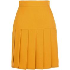 Mustard Yellow Skirts, Yellow Pleated Skirt, Gucci Yellow, Mustard Skirt, Yellow Mini Skirt, Pleated Skirt Short, Long Gowns, Retro Skirt