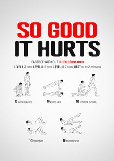 the poster shows how to do an exercise