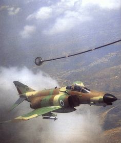 ISRAELI F-4 PHANTOM 1973 YOM KIPPUR WAR | McDonnell Douglas F-4 Phantom II (Kurnass) F 4 Phantom, F4 Phantom, Yom Kippur, Aircraft Pictures, Aviation Art, Air Show