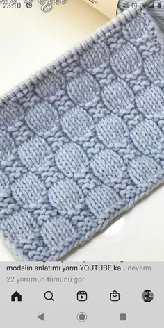 the knitting pattern is very easy to knit