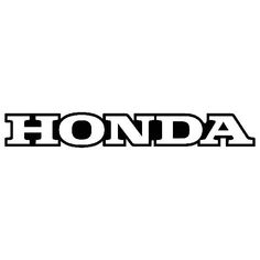 the honda logo on a white background