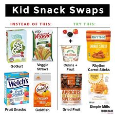 kids snack swaps are the best way to save up on their snacks for school