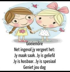 Beste Vriendin Afrikaans, Best Birthday Wishes Quotes, Good Morning Smiley, Happy Birthday Minions, Birthday Prayer, Morning Quotes For Friends, True Friends Quotes, Birthday Wishes For Daughter, Inpirational Quotes