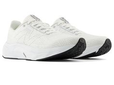 New Balance FuelCell Propel v5 - Women's Shoes : White/White : Designed with comfort and energy return top-of-mind, the New Balance FuelCell Propel v5 shoes are crafted for runners of all styles. The FuelCell foam midsole of these shoes delivers a propulsive feel to help drive you forward. These running shoes are made of a structured mesh upper that offers breathability and a lightweight fit. The cotton lining and EVA insole provide added comfort. Experience comfort like never before wearing these lace-up shoes. Round toe design. Rubber outsole. Imported. Measurements: Weight: 1 lb 5.476 oz Product measurements were taken using size 7, width B - Medium. Please note that measurements may vary by size. New Balance Women, Shoes White, Toe Designs, Black Steel, White White, Lace Up Shoes, Product Reviews, Navy And White, New Balance