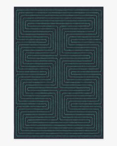 an abstract black and blue pattern with lines