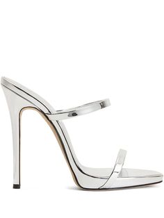 Giuseppe Zanotti Darsey Strappy Sandals In Black | ModeSens Giuseppe Zanotti Heels, Black Strappy Sandals, Giuseppe Zanotti Shoes, Metallic Heels, Italian Shoes, Metallic Sandals, White Sandals, Silver Accessories, Crazy Shoes