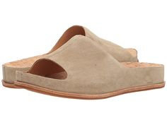 Kork-Ease Tutsi - Women's Sandals : Natural (Ecru) Suede : Slip into sleek comfort with the Kork-Ease Tutsi sandal. Full grain or metallic full grain leather upper. Easy slip-on. Leather lining. Cushioned cork footbed. Rubber outsole. Imported. Measurements: Heel Height: 1 in Weight: 12 oz Product measurements were taken using size 8, width M. Please note that measurements may vary by size. Weight of footwear is based on a single item, not a pair. Branded Bags, Discount Shoes, Women's Sandals, Full Grain Leather, Product Reviews, Chelsea Boots, Cork, Slip On Sneaker, Womens Sandals