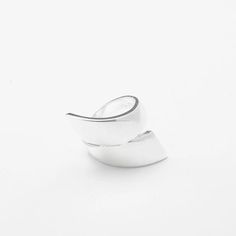 Silver Solid Folded Ring – BERNA PECI JEWELRY Minimalist Sterling Silver Wide Band Ring For Formal Events, Minimalist Sterling Silver Wide Band Ring For Formal Occasions, Elegant Sterling Silver Wide Band Open Ring, Elegant Silver Wide Band Open Ring, Minimalist Silver Ring With Concave Shape, Minimalist Silver Concave Ring, Elegant Silver Wide Band Ring With Concave Shape, Modern Silver Wide Band Ring With Concave Shape, Elegant Sterling Silver Wide Band Ring With Open Band