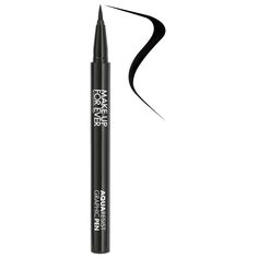 An easy-to-use, 24 hour, ultra-black, waterproof, and smudge-proof felt-tip liquid eyeliner for classic lines and graphic looks. What Else You Need to Know: This non-stop ink flow and a flexible felt-tip liquid eyeliner provides the ultimate ease and versatility, from classic lines to graphic looks. It is designed for extreme wear, it is water-, smudge-, and sweat-proof, while also safe for sensitive eyes and contact lens wearers. Intense Eyeliner, Eleanor And Park, Eyeliner Black, Best Eyeliner, Sensitive Eyes, Contact Lens, No Eyeliner Makeup, Make Up For Ever, Black Eyeliner