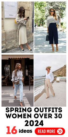 Spring 2024 Fashion Guide: Chic Outfits for Women Over 30 Spring Outfits 2023 Women, Outfits 2023 Women, Casual Spring Outfits, Dress Code Casual, White Midi Skirt, Modern Monochrome, Spring Fashion Casual