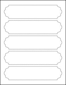 an image of a blank paper with scalloped lines on it in black and white