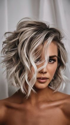 Beauty and Makeup: #beauty, #makeup, #skincare, #haircare Fine Haircuts, Good Haircut, Haircuts 2024, Short Hair Ideas, Messy Short Hair, Effortless Hairstyles, Haircuts For Medium Hair, Penteado Cabelo Curto, Hair Color And Cut