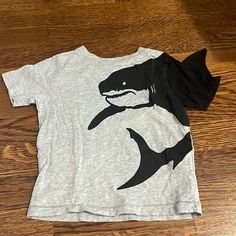 Never Worn Black Short Sleeve Tops For Playwear, Shark Shirt, Cute Outfit Ideas, Cute Outfit, Shirt Color, Kids Shirts, Black Gray, Shirts Tops, Colorful Shirts